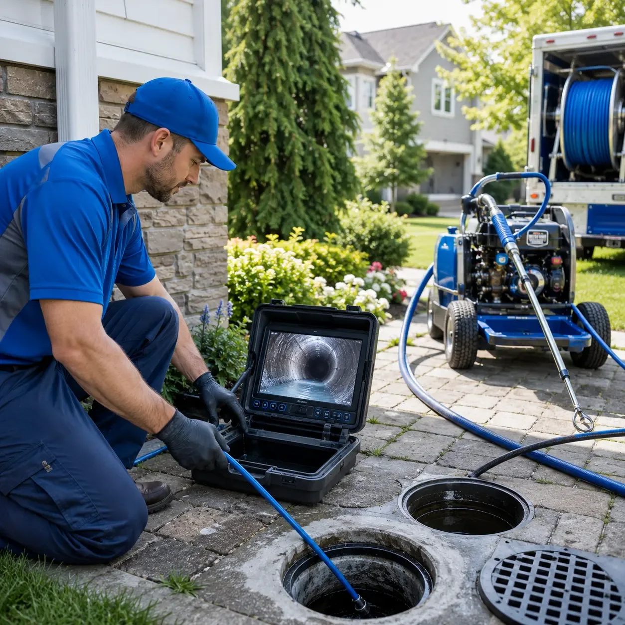 Outdoor drain cleaning professionals serving Idlewild, MI